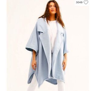 Free People off Duty oversized poncho